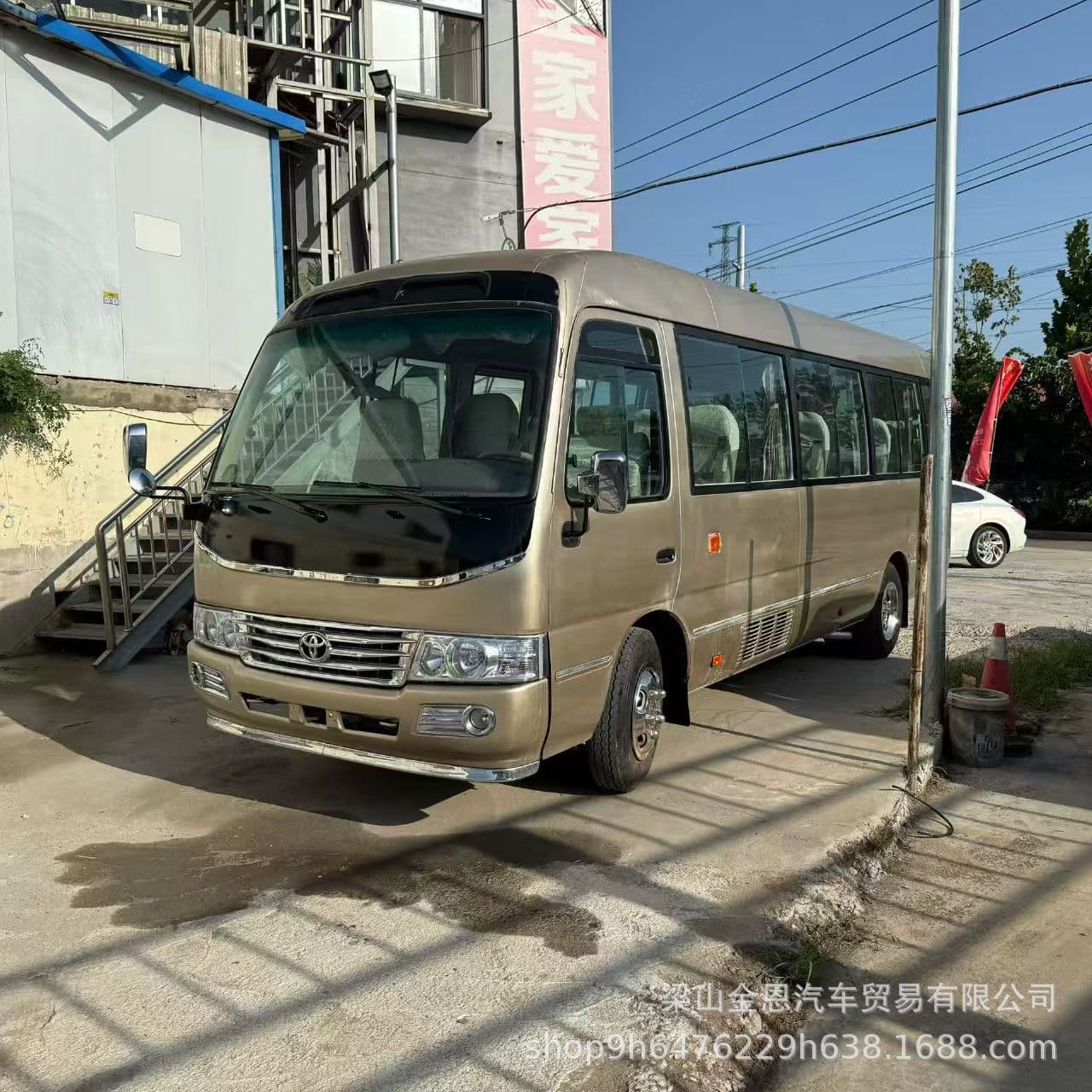 Premium export Toyota Coaster 17-seater 19-seater commuter bus Coaster reception VIP minibus