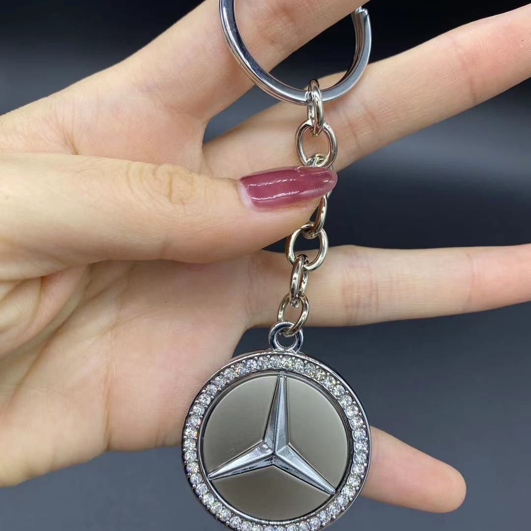 Diamond Keychain for Mercedes, Volkswagen, BMW, Wuling, Toyota, Honda - Rhinestone Keychain Pendant Gift for Women
