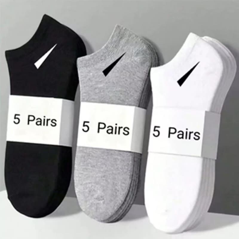 Solid Color Summer Socks, Anti-Slip Silicone, Casual Sports, Odor-Resistant, Moisture-Wicking, Invisible Men's Boat Socks
