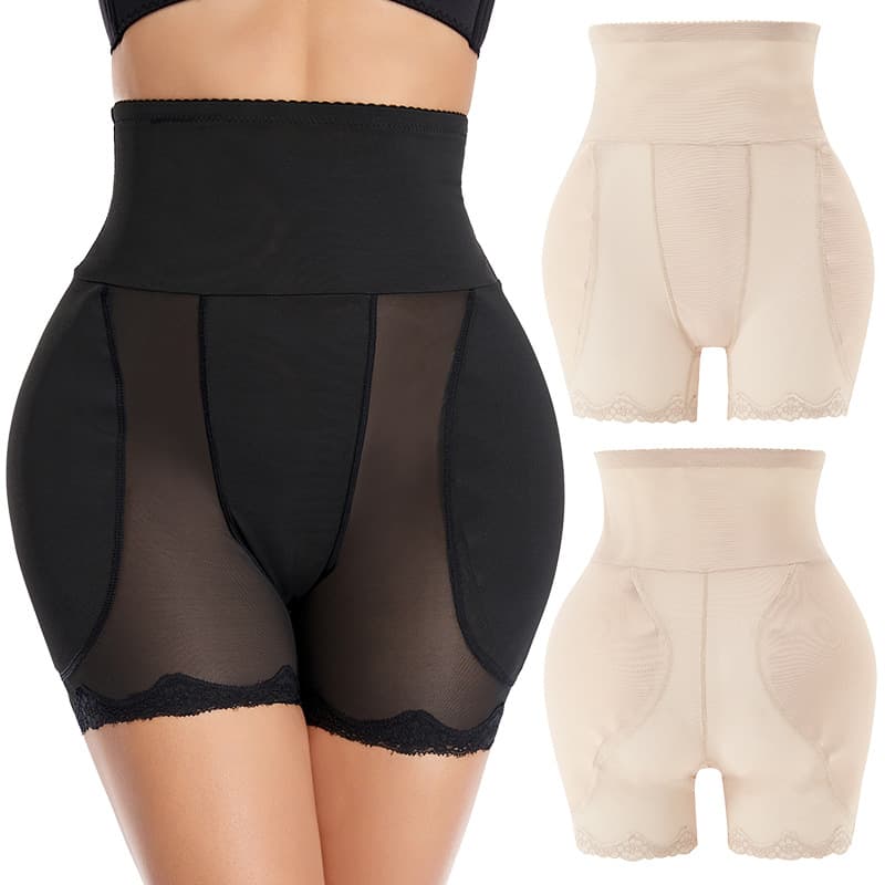 High Waist Abdomen Shaping Pants Women's Sponge Pad Butt Lifting Pants Hip Enhancing Beautiful Butt Underwear Shaping Underwear