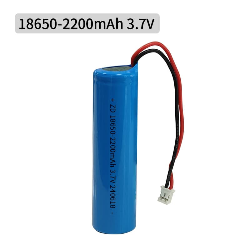 18650 Battery with Wire, Round Lithium Battery, New A-Grade Ternary Power Lithium Battery Pack, Stable in Series