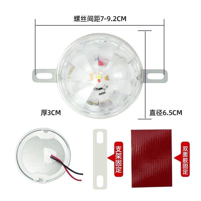 12V 24V Car Truck LED Chassis Light Atmosphere Light Colorful Flashing Ground Bloom Light Motorcycle Decoration Light