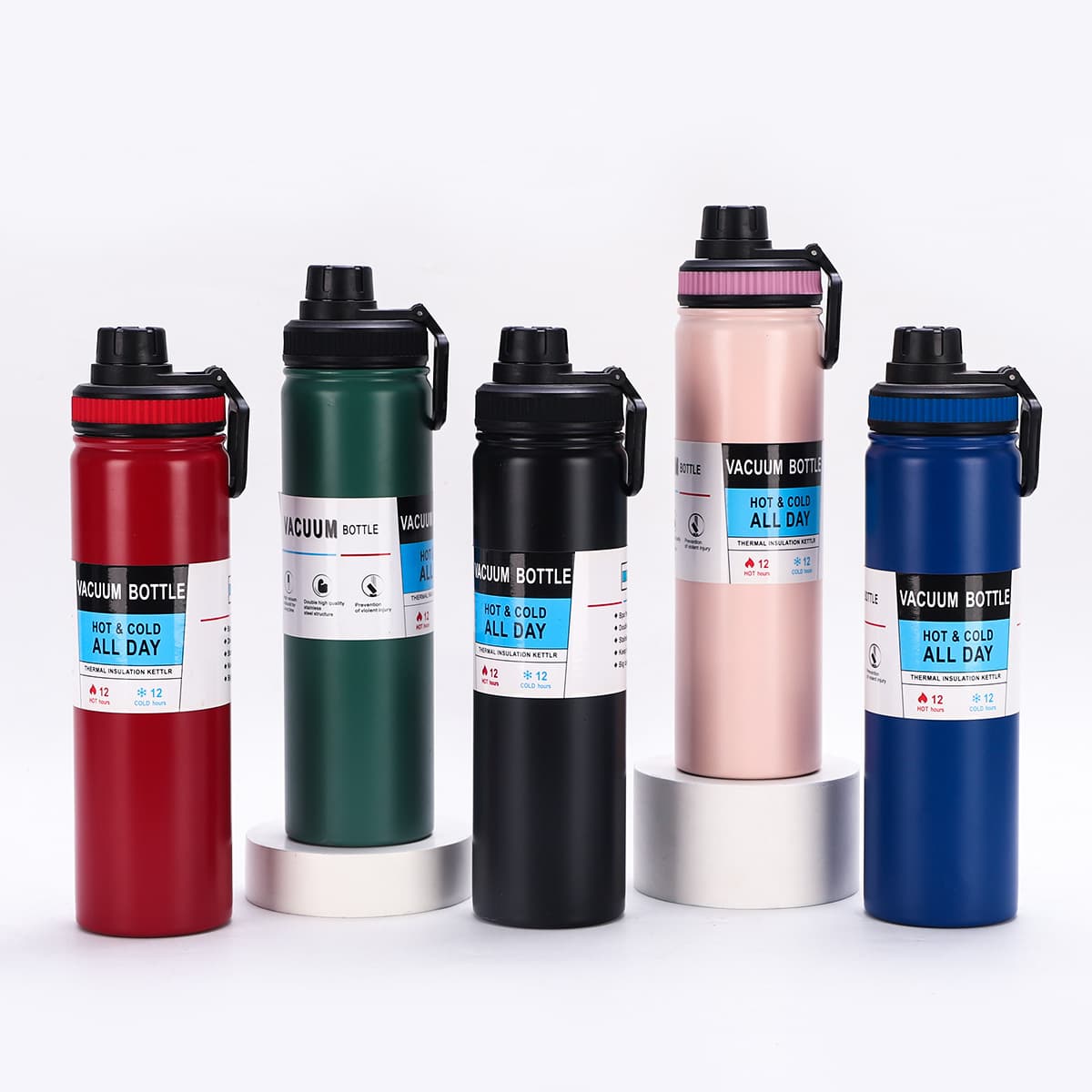 Cross-border high-looking portable space kettle large-capacity 304 stainless steel insulated cup outdoor portable sports straight cup