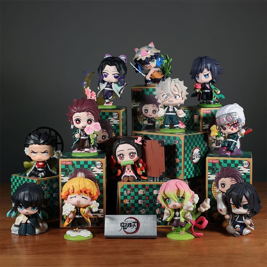 Demon Slayer Birth Flower Figure Blind Box Collectible Toy Gift Tanjiro, Kanao, Zenitsu, Nezuko