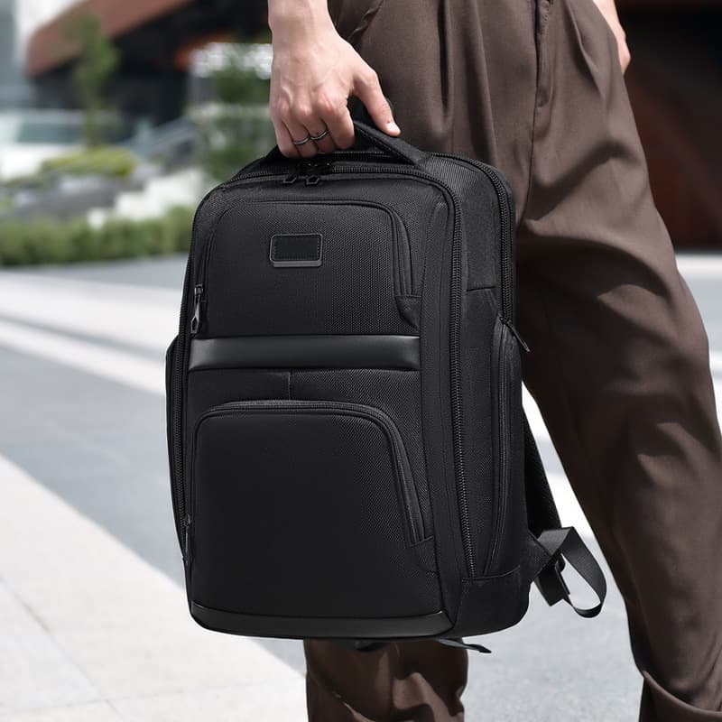 Cross-Border New Men's Backpack Commuter Laptop Backpack Large Capacity Business Travel Backpack