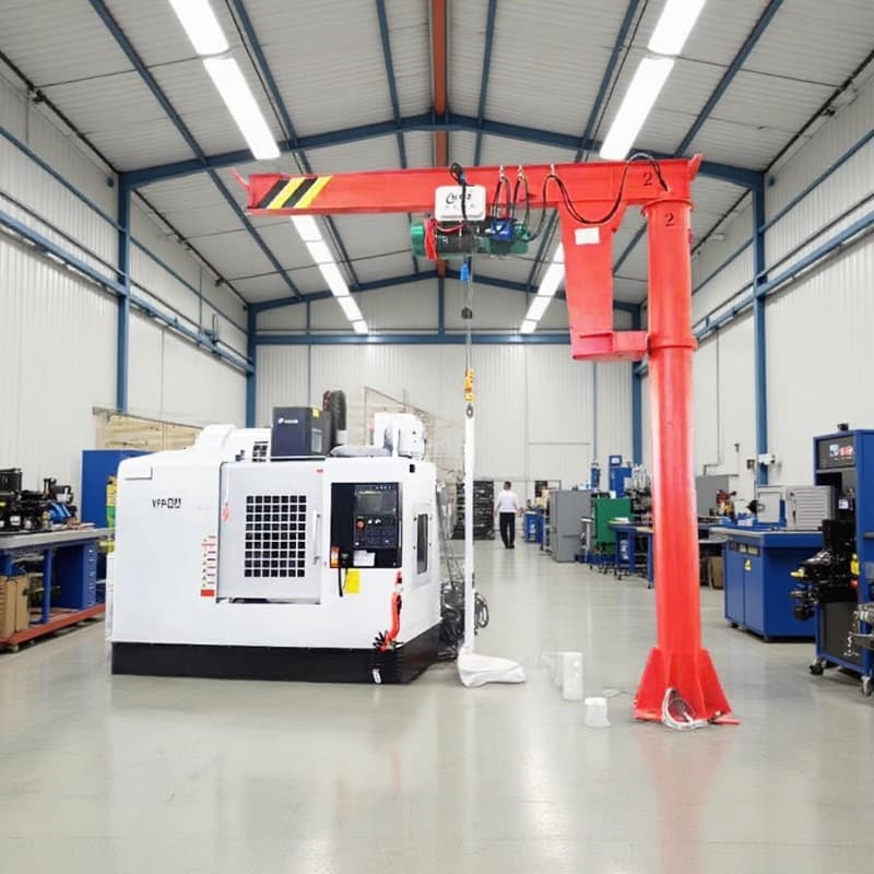 Cantilever Crane 0.5-5 Ton Electric Remote Control Cantilever Crane Small Jib Crane Installation Single Arm Crane