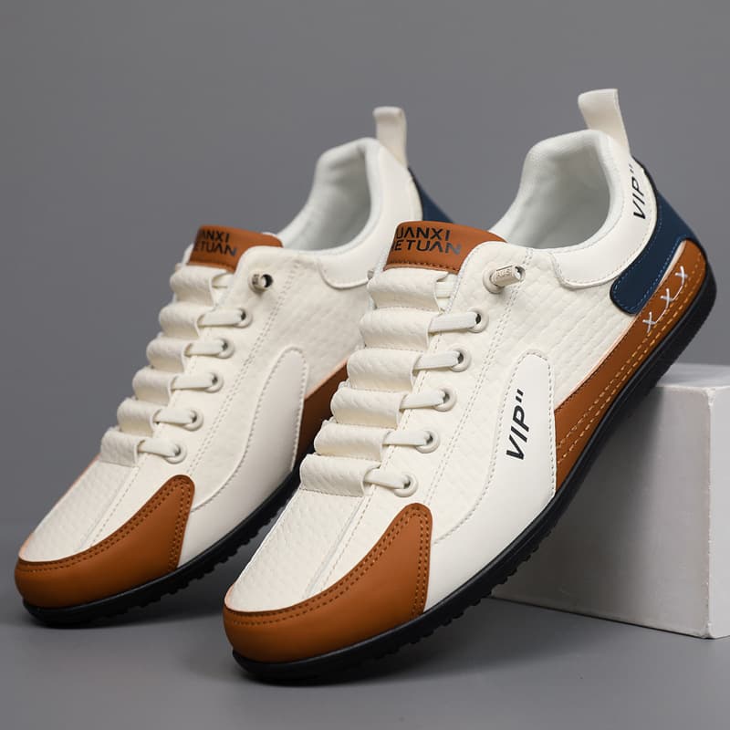 Men's Casual Shoes Soft Sole, Autumn/Winter Slip-On Loafers, Leather Upper Lazy Versatile Men's Shoes with Premium Feel