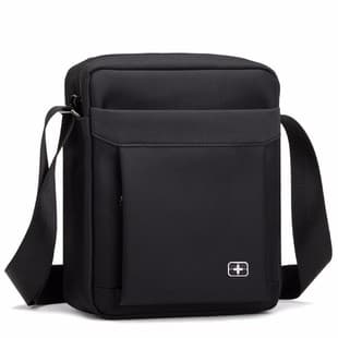 Swiss Shoulder Bag for Men, Casual Crossbody Bag, Oxford Cloth Men's Bag, Large Capacity New Style Canvas Small Backpack for Men