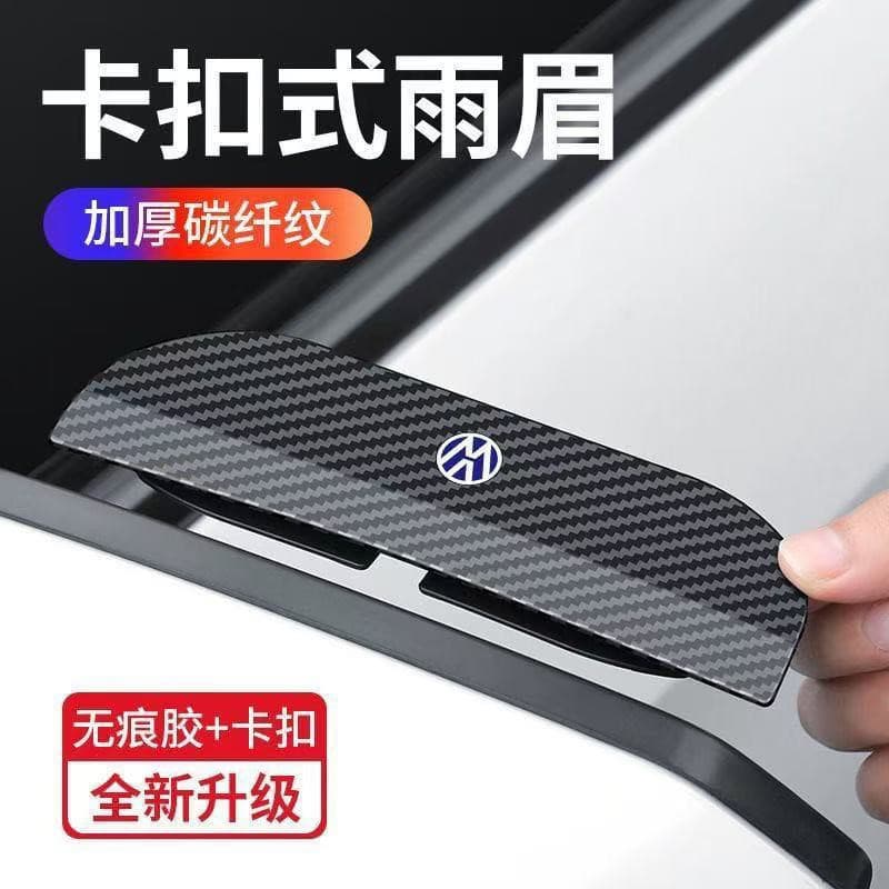 Special Buckle for Car Rearview Mirror, Widened Rain Visor to Secure and Prevent Falling Off, Reflective Mirror to Block Rain on Rainy Days