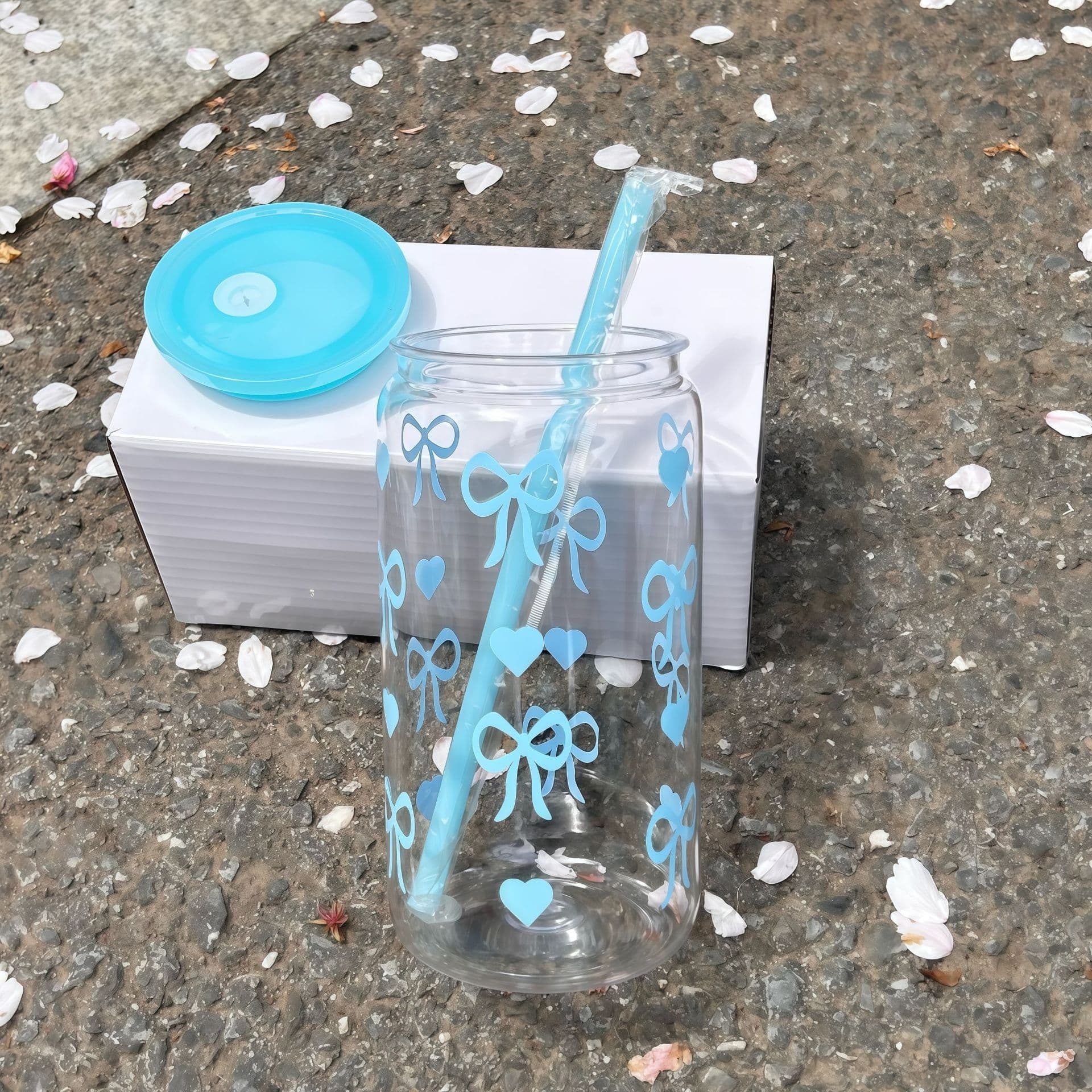 2026 Amazon Cola Cup Straw Plastic Cup Plastic Water Cup TEMU Cross-border 16oz Cup Light Luxury Premium Look