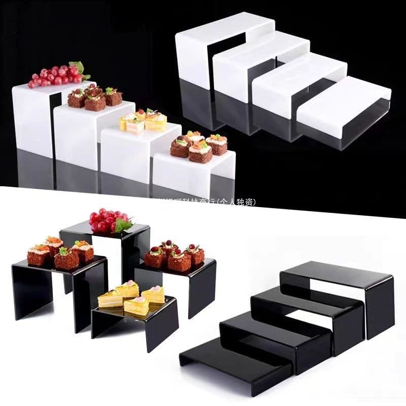 Ripple Dessert Table Cold Meal Display Set Cake Tray Pastry Tea Break Display Stand Table Decoration
