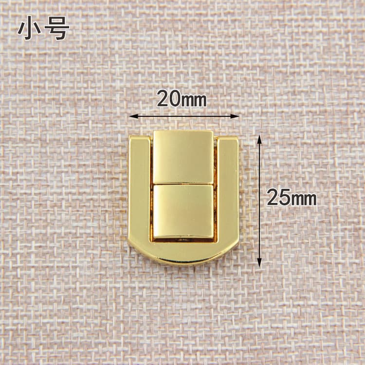Antique buckle, alloy luggage buckle, wooden box small square buckle, gift box lock, obscura, date lock, zinc alloy