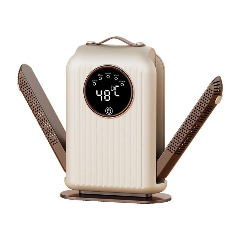 New Smart Timer Shoe Dryer with Deodorizing and Sterilization, Home Six-Arm Foldable Shoe Dryer with Extendable Design