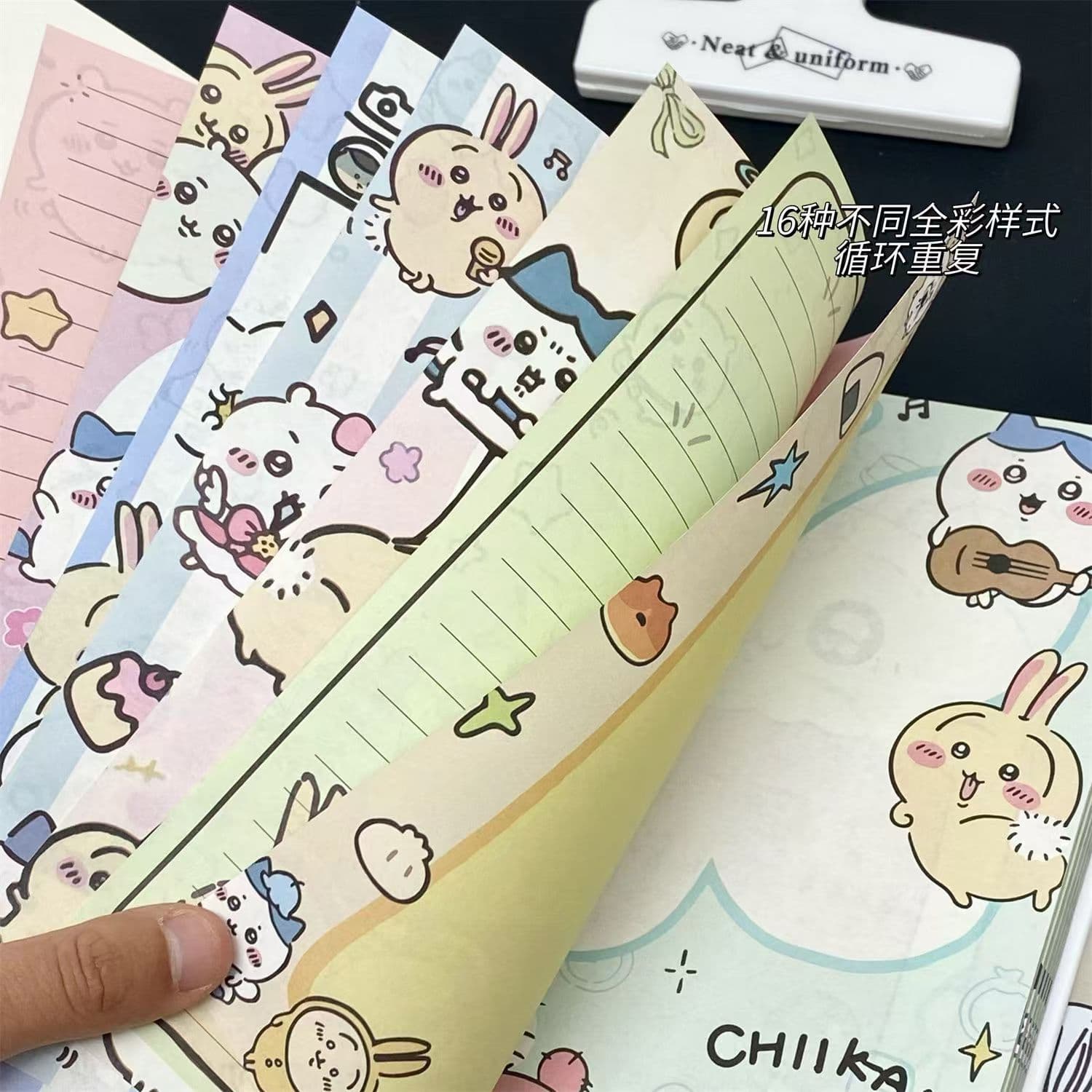 Chiikawa Painted Inner Page Notebook A5 Soft Cover Cute High-Quality Thick Printed Sketchbook for Students