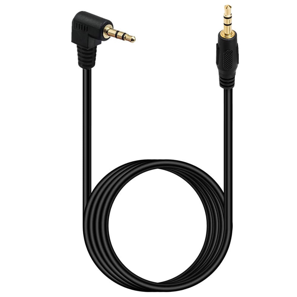 Gold-plated copper headphone cable 3.5mm male to male car AUX cable pair recording straight to elbow mobile phone audio cable