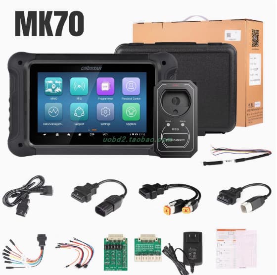 OBDSTAR MK70 Smart Motorcycle Anti-Theft Programmer Programming Device for Motorcycle Key Programming with Original Key