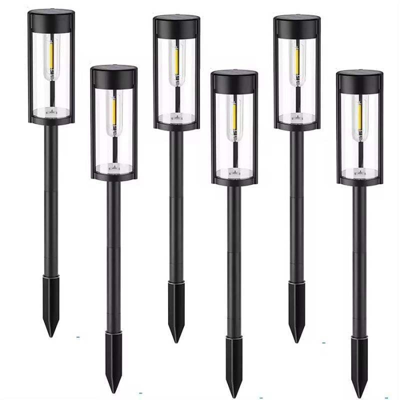 Solar lamp garden lamp waterproof tungsten lamp grass ground lamp garden decorative landscape lamp outdoor lighting fixtures