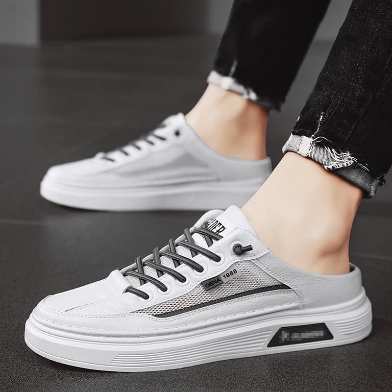 Men's Shoes 2026 New Summer Breathable Thin Canvas Sneakers Mesh Casual Sports Shoes Versatile Slip-On Men's Shoes