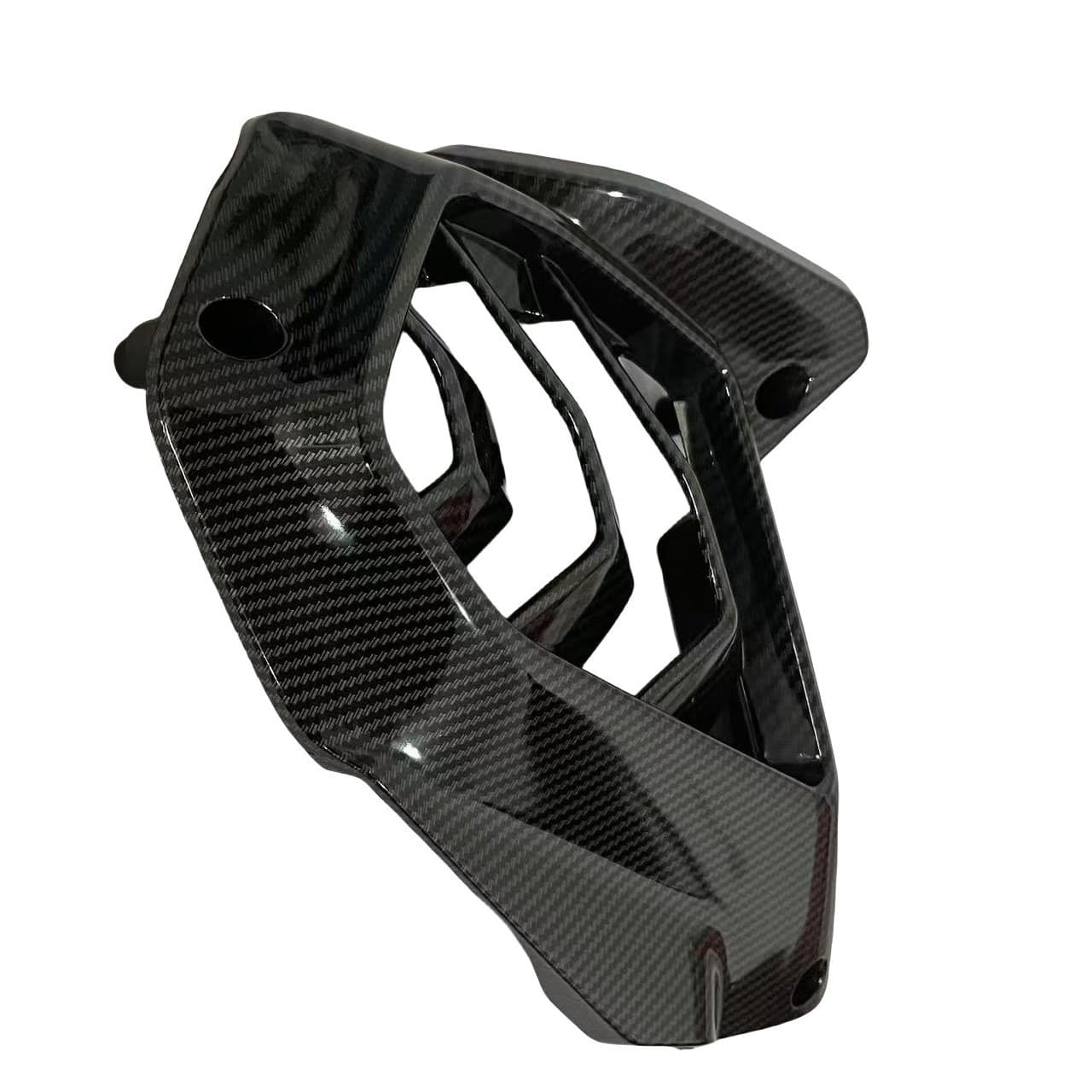 Carbon Fiber Pattern Radiator Cover Water Tank Guard Decorative Accessory for Yamaha NMAX155 2025