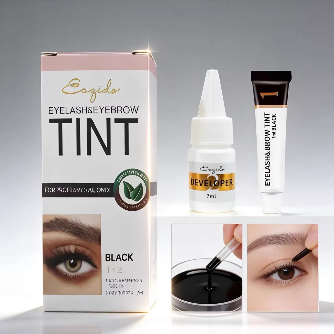 Cross-border eyebrow dye set, long-lasting waterproof eyebrow dye, eyebrow mascara, waterproof and quick-drying, foreign trade only for wholesale
