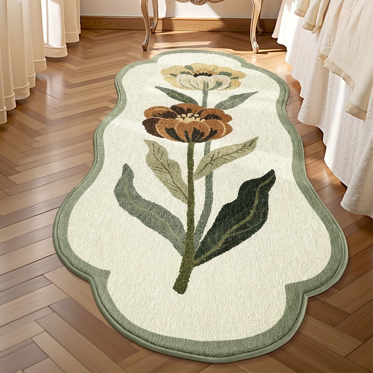 Shein Temu Drop Shipping Faux Cashmere Carpet, Window Sill Mat, Balcony Insulation, Skin-Friendly Floor Mat, Decorative Coffee Table Mat, Bedside Rug