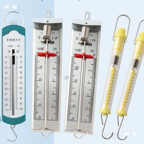 Spring Force Gauge Force Tester Bar Cylinder Tension Meter Bar Box Spring Scale Mechanics Principle Experiment 5N 10N