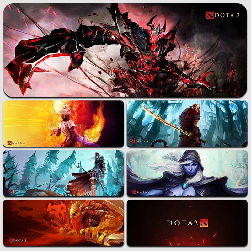 Gaming Mouse Pad Stitched Edge Desk Mat Computer Keyboard Pad Table Mat