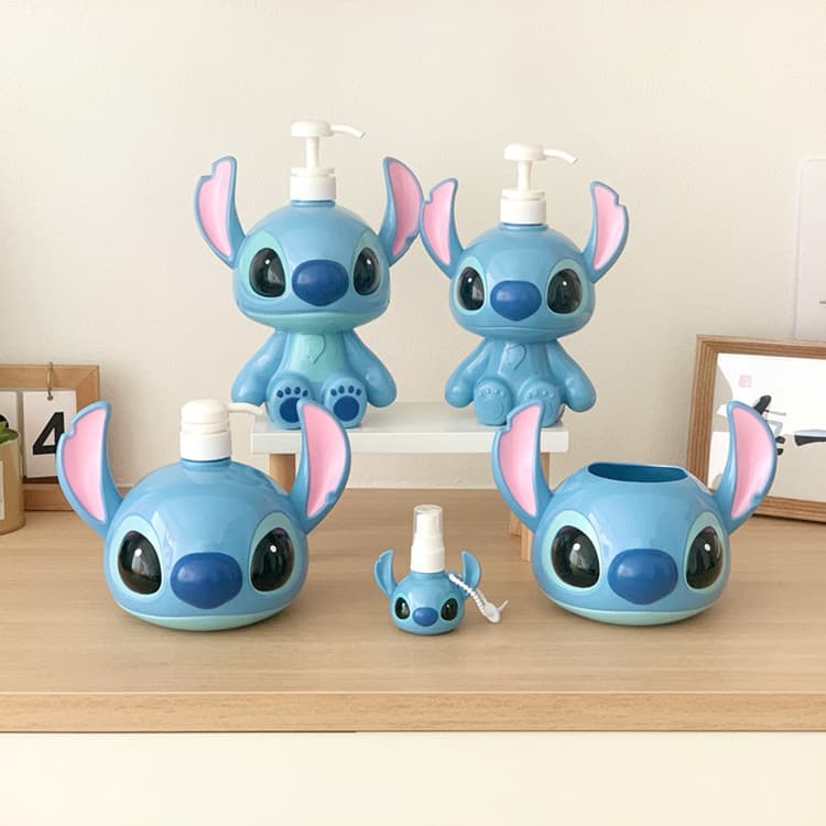 750ML styling lotion bottle Stitch sub-bottle full body Stitch press bottle empty bottle bath bottle medium size