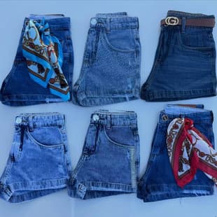 Women's Rhinestone Denim Shorts Wholesale