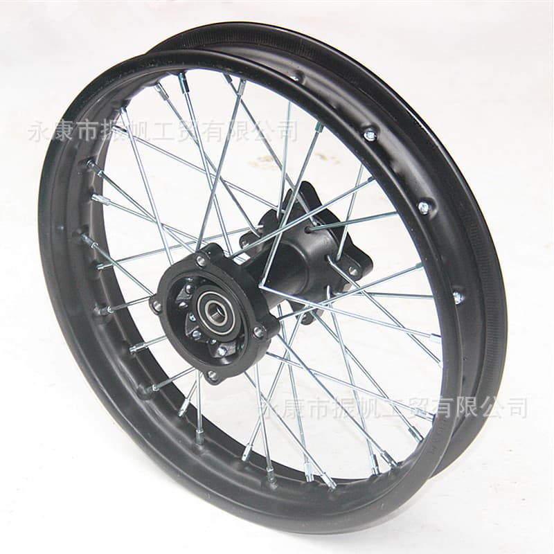 Dirt Bike 90/100-14 Tire Rim Drum Core Steel Wheel Hub 1.85X14 Inch Steel Rim Rear Wheel