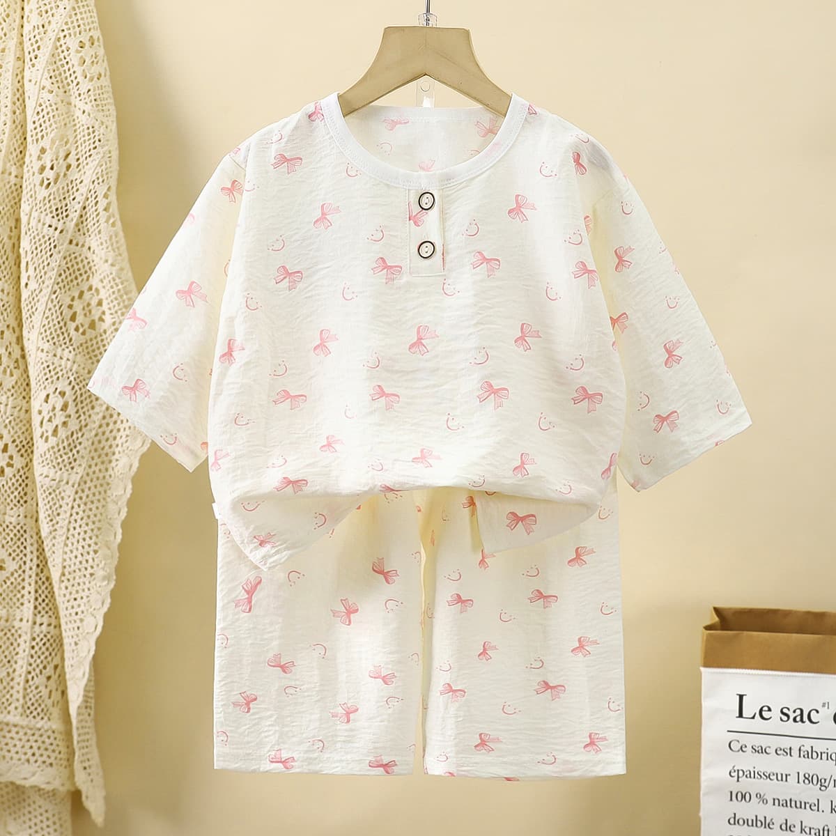 Kids' New Home Pajama Set - Thin Sleepwear for Boys and Girls, Air Conditioning Summer Wear, Unisex Hot Suit