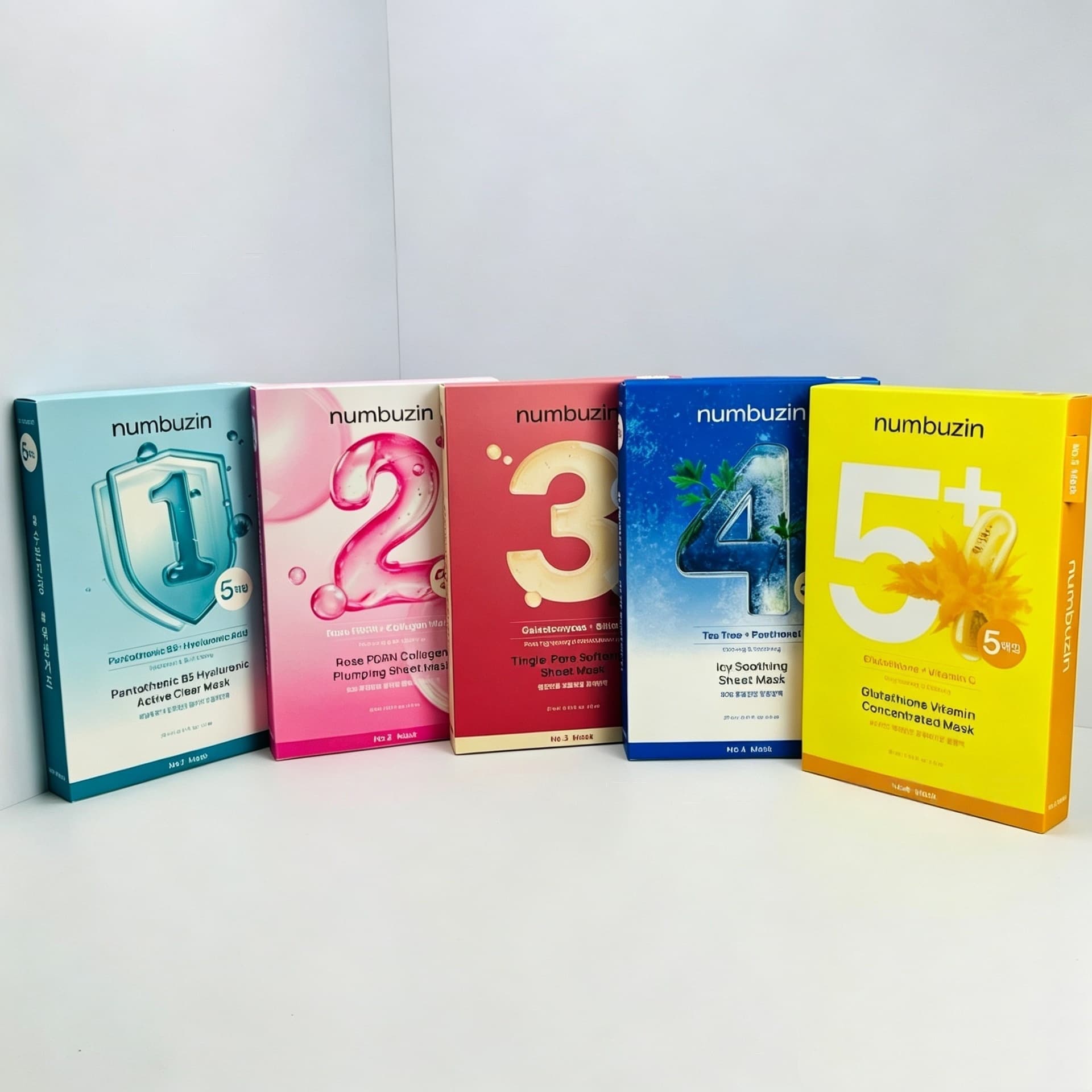Korea Hot-Selling numbuzin Number Mask Firming Pore Refining Hydrating Moisturizing Exfoliating Mask