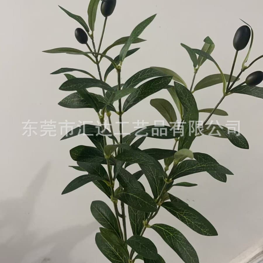 Simulated flower olive leaf flame retardant crafts Simulated gardening simulated green plants Simulated flower atmosphere decoration supplies