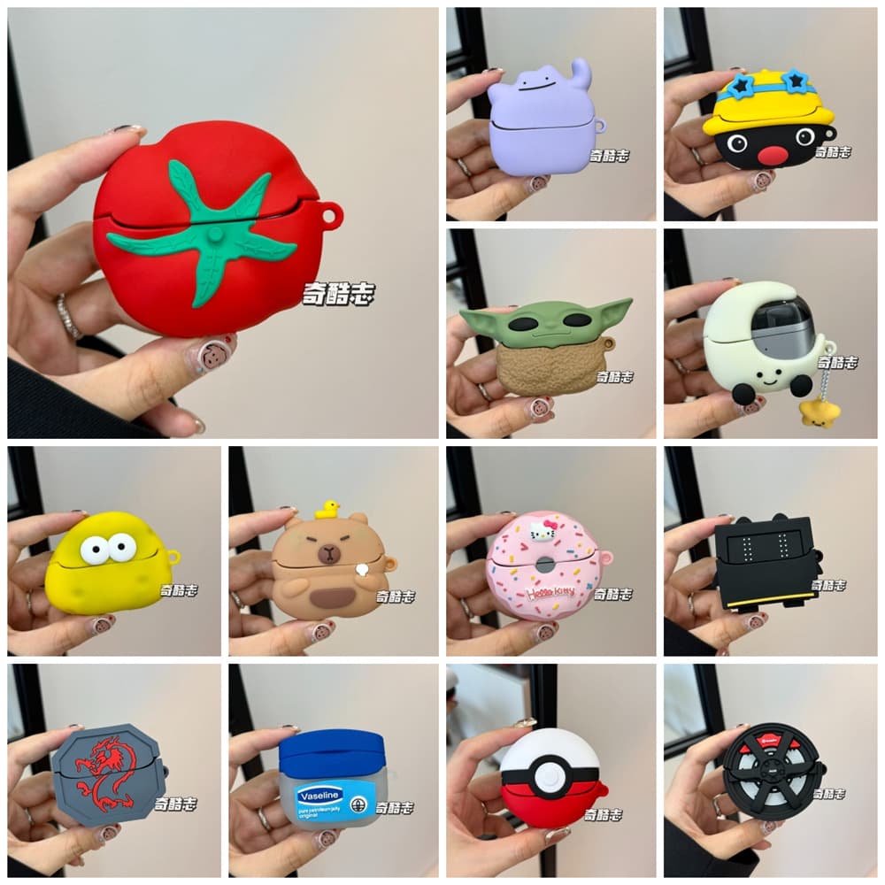 Cute and Fun Silicone Protective Case for Samsung Buds3 / Buds3 Pro, Anti-Fall, Personalized Design