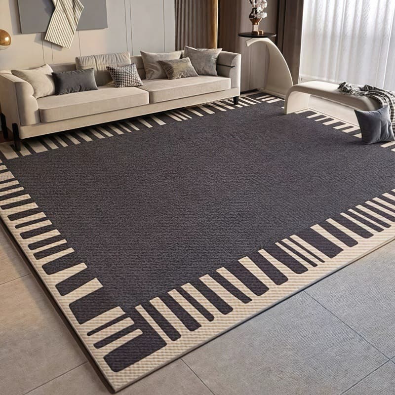 Living Room Carpet, Modern Nordic Minimalist Sofa and Tea Table Mat, Bedroom Floor Covering for Homestays and Japanese-style