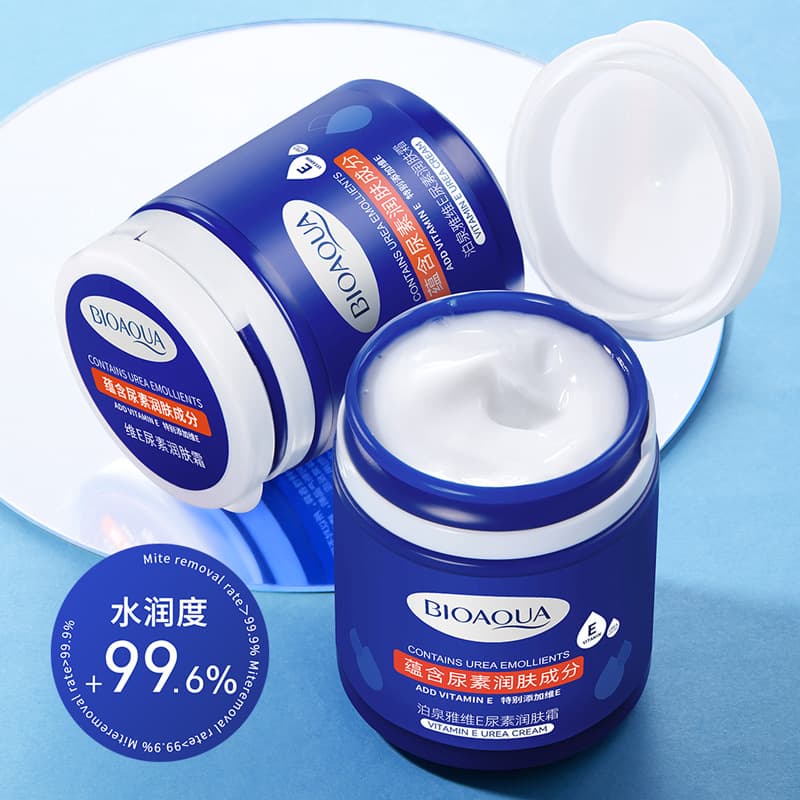 Boquanya Vitamin E Urea Cream Moisturizes, Prevents Dryness, Exfoliates Dead Skin, Smoothes Skin, Face Cream, Body Lotion