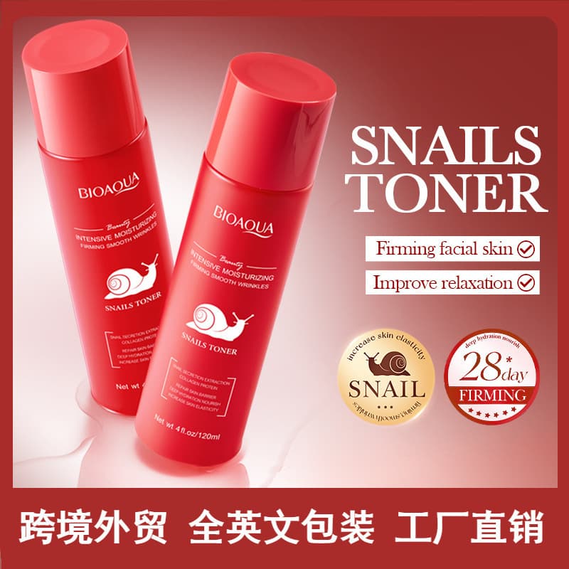 Full English BIOAOUA Snail Firming and Hydrating Toner, Cross-Border Trade Wholesale