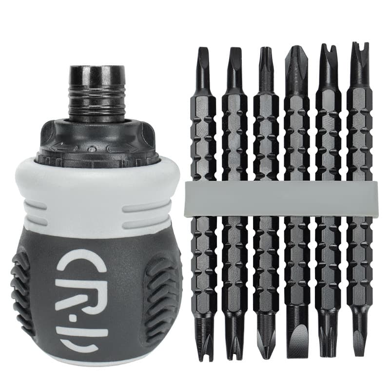 Free shipping and dropshipping of Japanese and German labor-saving telescopic non-standard screwdriver bits, multi-functional ratchet dual-purpose screwdriver set.