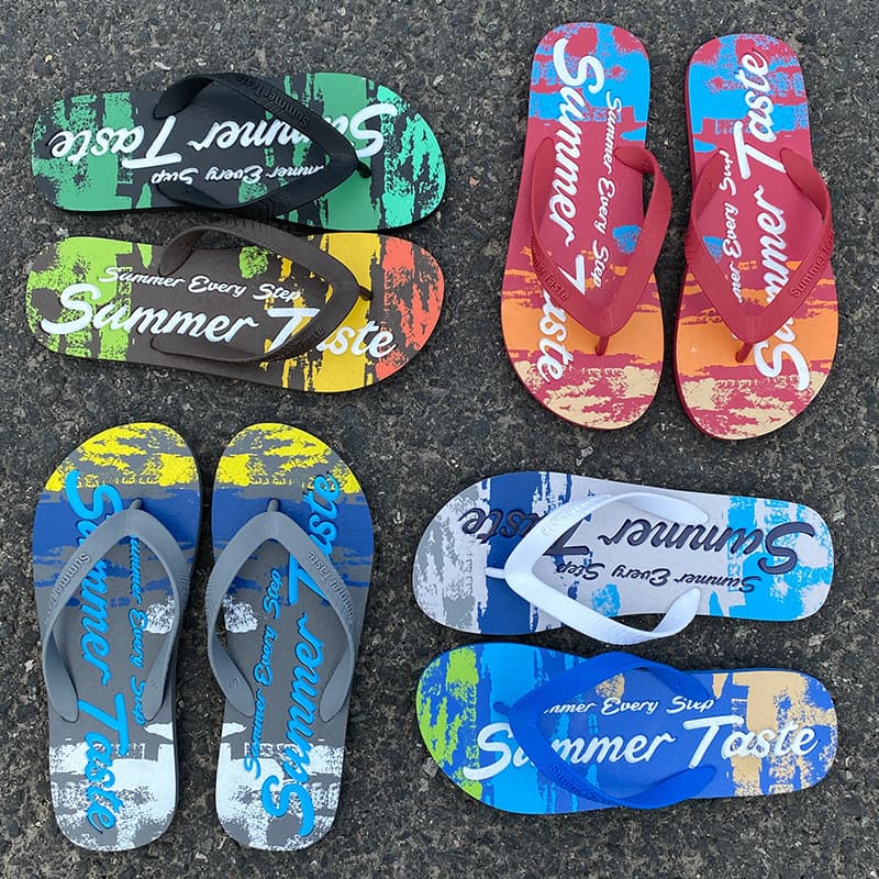 New Tuya Flip Flops Men's Summer Fashion Outdoor Thong Sandals Non-slip Beach Sandals