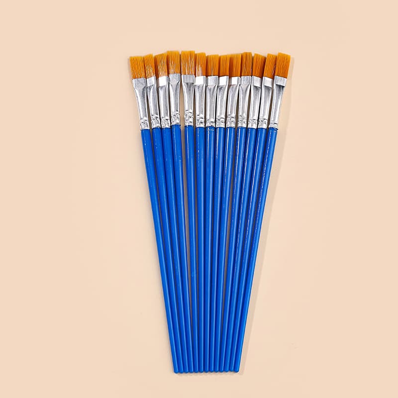 3ml Acrylic Paint Strips 12 Colors Integrated Paint Brush Set Kids DIY Graffiti Kite Mask Painting Pigment