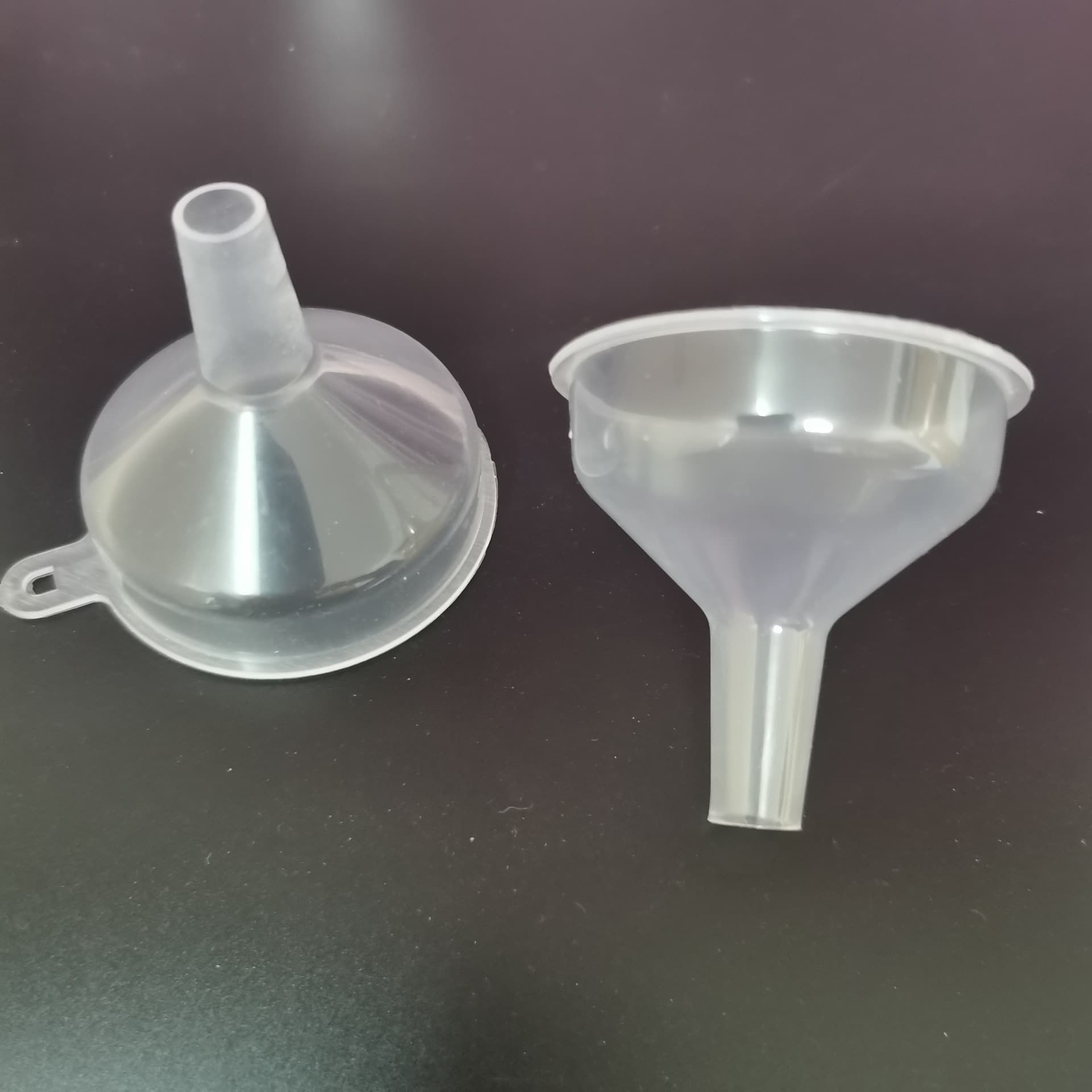 55mm PP Plastic Transparent Funnel for Filling Perfume, Lotion, Oil Bottles, and Wine Funnel Large