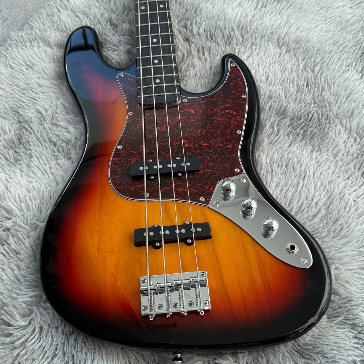 J-Style Electric Bass 4-String Bass Guitar Factory Direct Wholesale Cheap Bulk Cross-Border Free Shipping