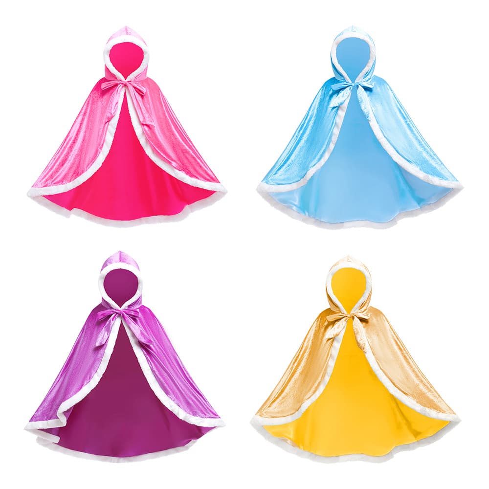 Frozen Cloak Princess Cape Girls' Cute Shawl Children's Winter Clothing Kids Apparel