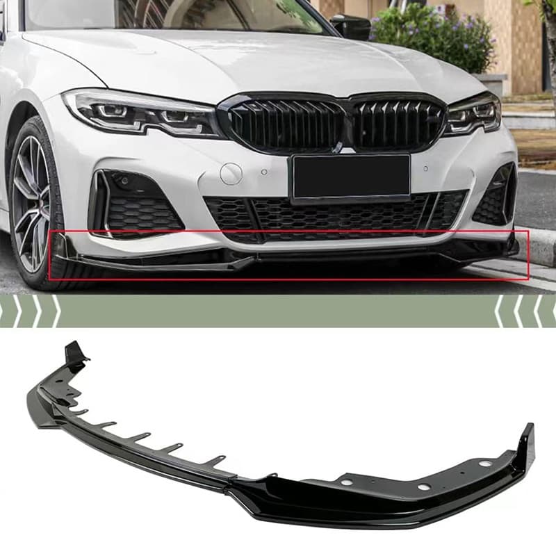For BMW 3 Series G20 G28 Early 19-22 MP Front Lip Front Spoiler No-Drill Small Body Kit