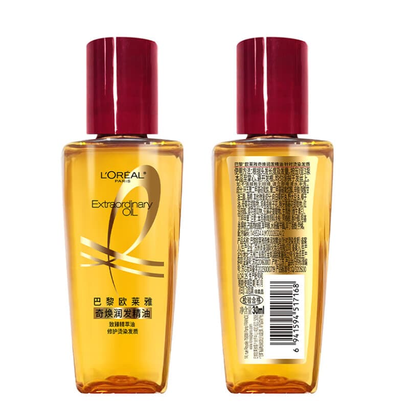 L'Oreal Travel Size Hair Oil for Damaged Hair from Perms and Dyes, Improves Frizz and Dryness, 30ml L'Oreal Hair Care