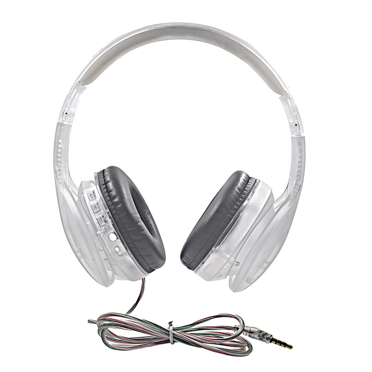New Cross-Border Transparent Over-Ear Bluetooth Headphones Wired Gaming Bluetooth Headset Noise-Canceling Earphone with Mic