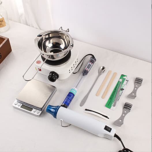 Wax Melting Pot Candle Making DIY Tool Kit Heating Furnace Manual Wax Melting Electric Heater for Candle Making
