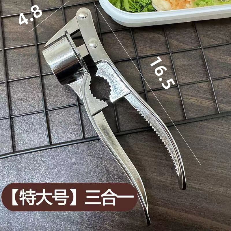 Manual Garlic Press Mincer Masher Kitchen Home Garlic Peeler Garlic Clove Crusher