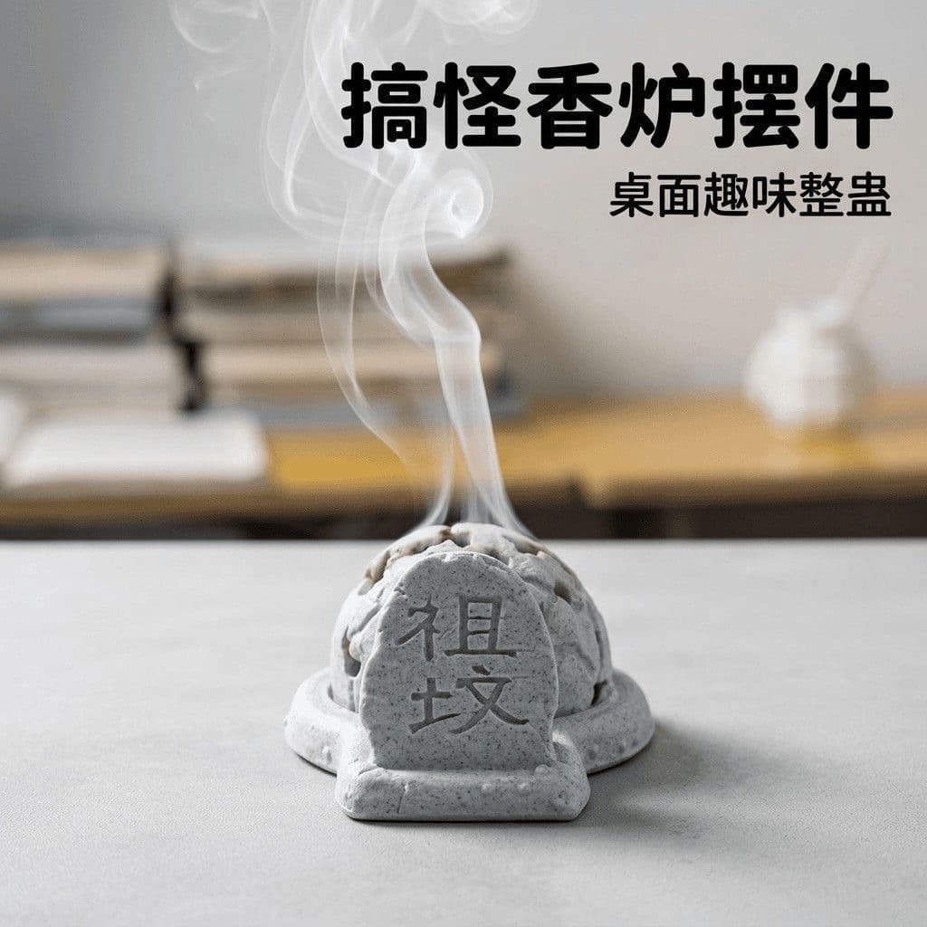 Popular 3D printed tower incense burner tea table incense burner incense burner "ancestral language smoke" interesting creative ornaments