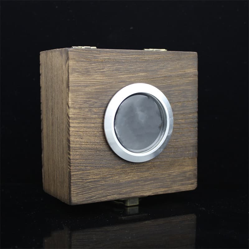 Suitable for Zippo Lighter Wooden Box, Space Capsule Wooden Box, Rivet Box, Green Wooden Box, Lighter Gift Box